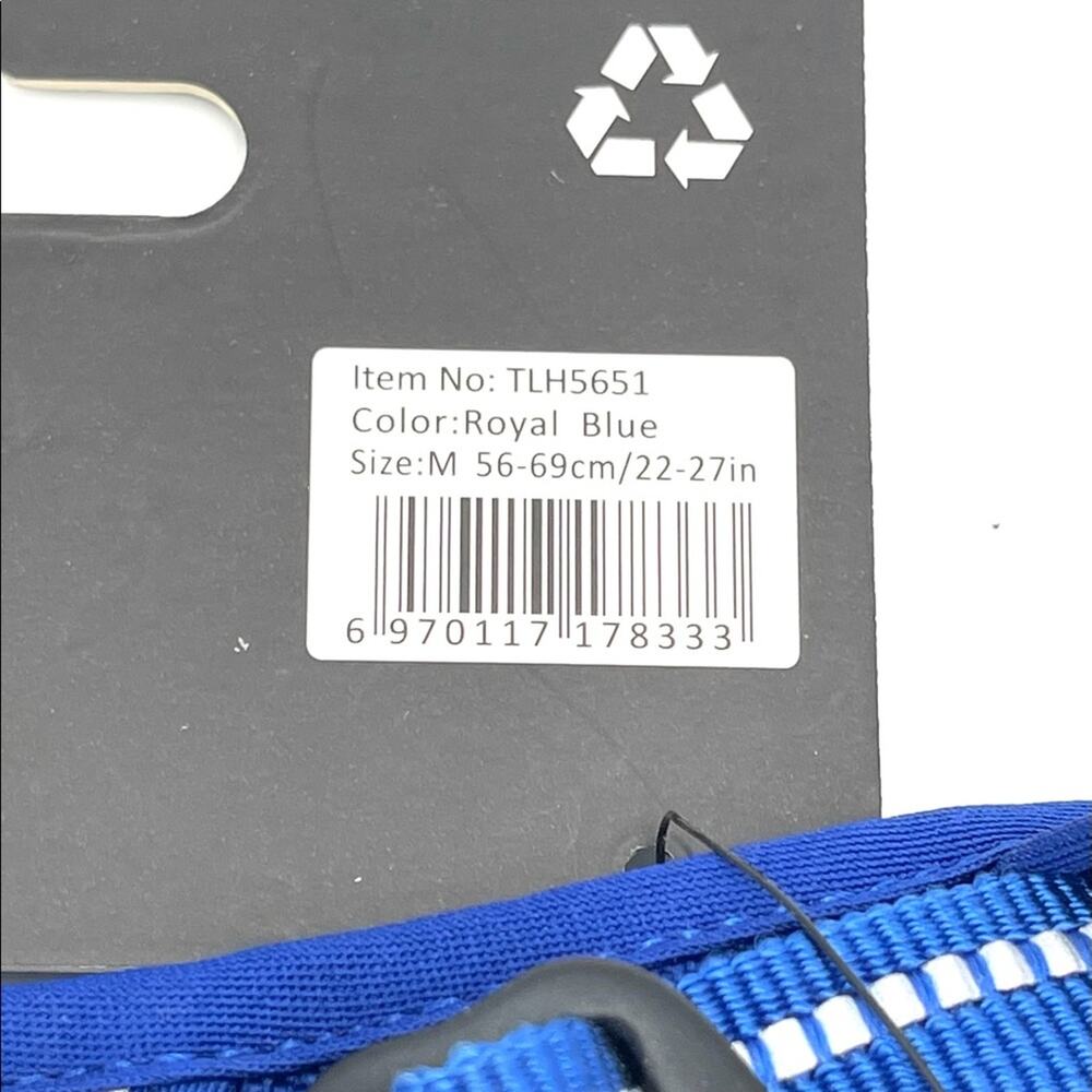 TRUELOVE Dog harness NEW royal blue size MEDIUM - Picture 6 of 8